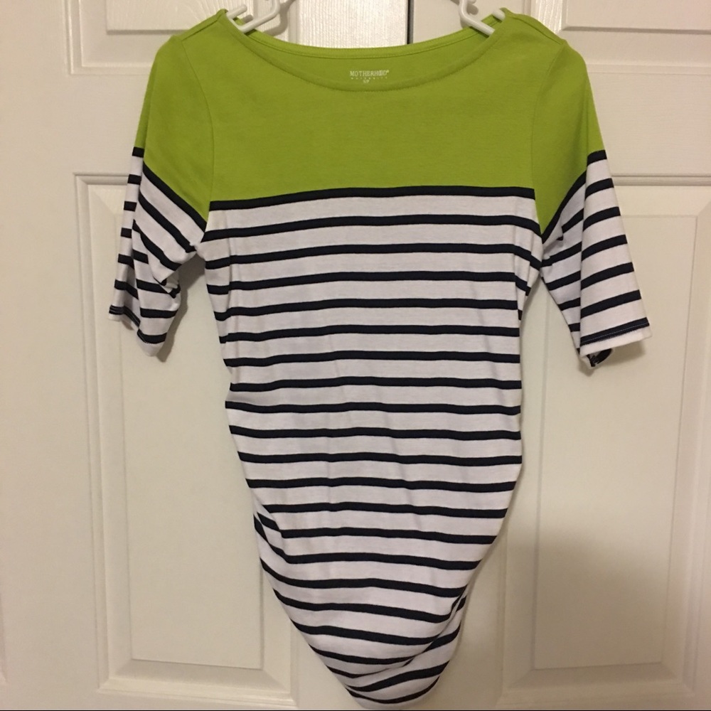 Maternity Boat Neck Shirt